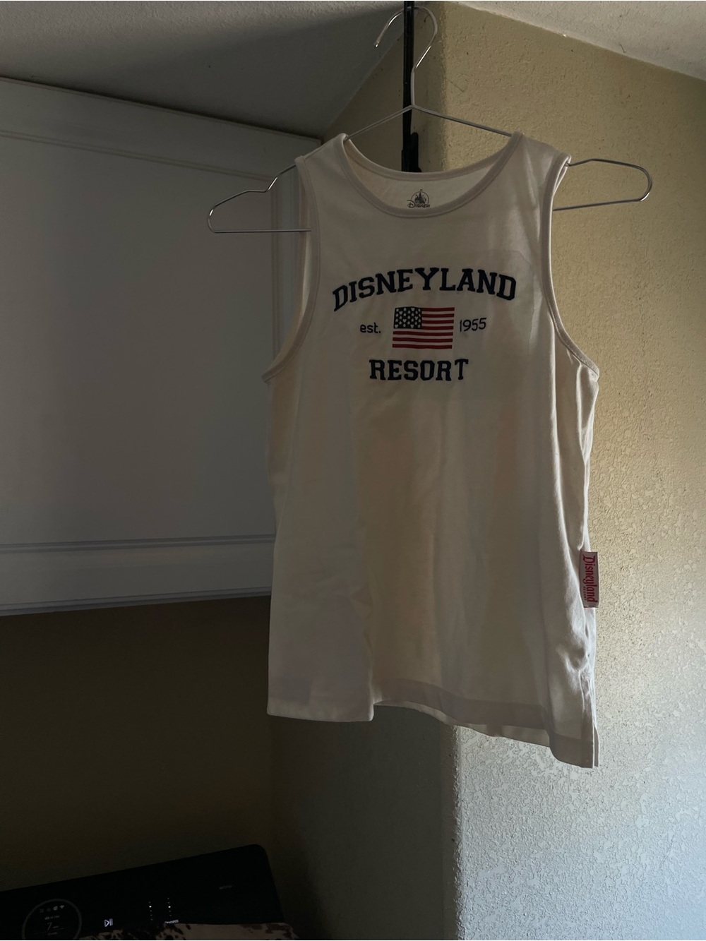 Disneyland original American flag tank